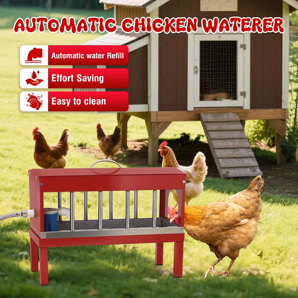 Stainless Steel Automatic Chicken Waterer S9287