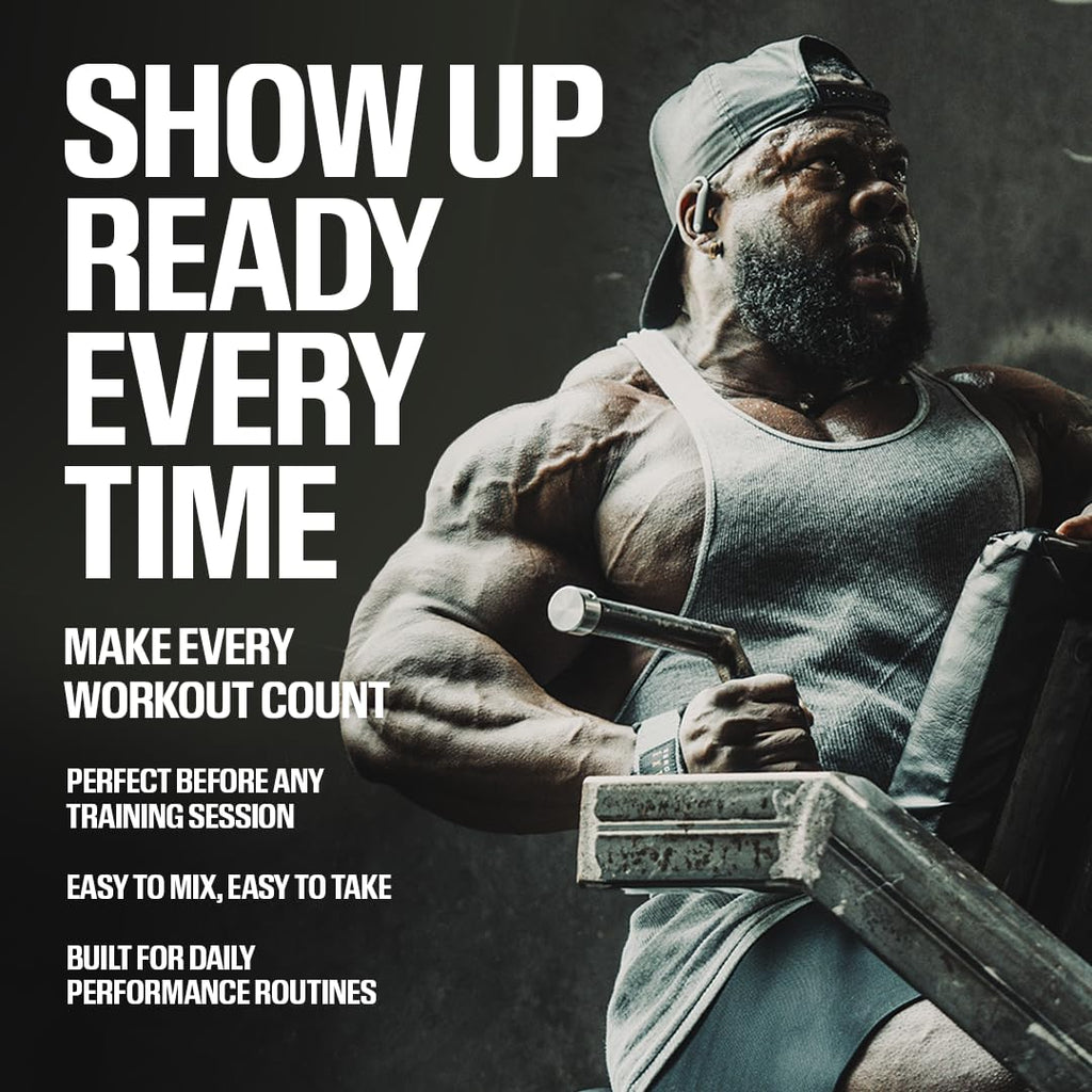 Orange Pre-Workout Powder with Caffeine, L-Citrulline, L-Tyrosine, & Beta Alanine Blend J21205