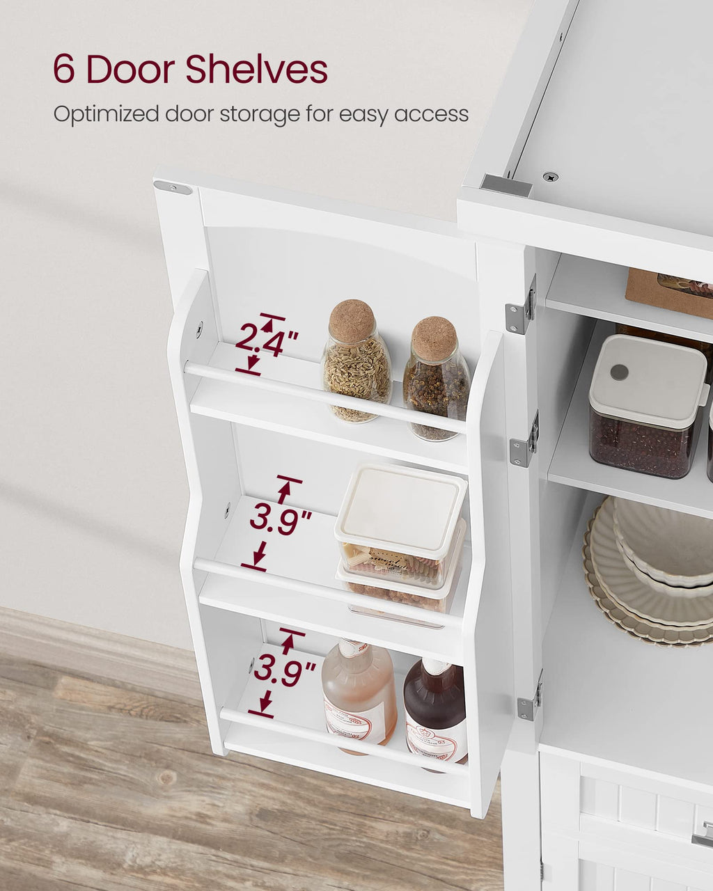 Freestanding Tall Cabinet with Drawer N365465