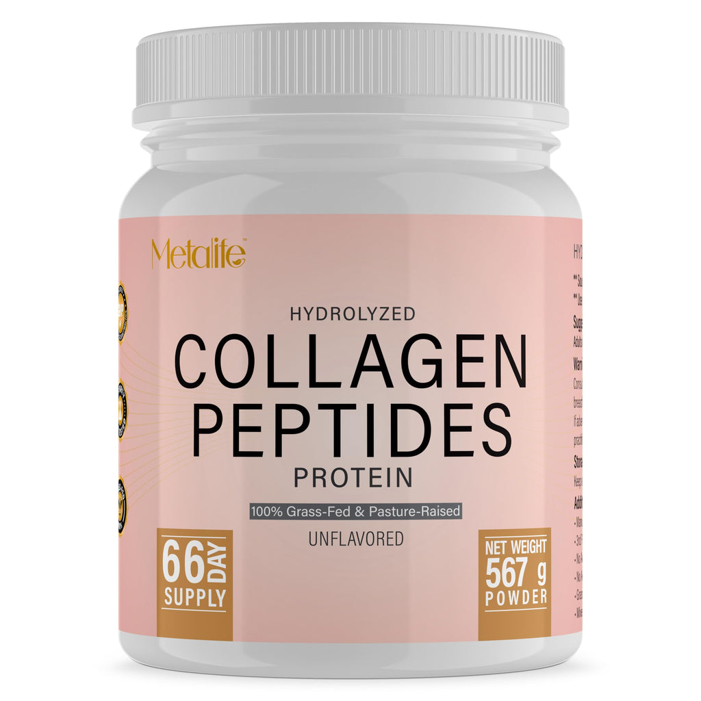 Hydrolyzed Collagen Peptides Powder 20 Oz Unflavored T6705