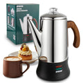 Electric Stainless Steel Coffee Percolator 8 Cup Y35649