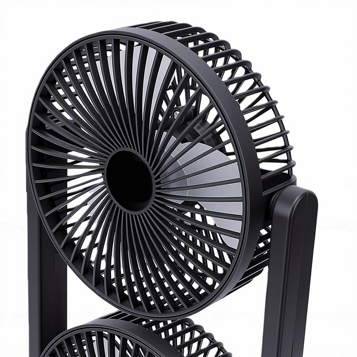 Portable USB Rechargeable 2 in 1 Dual Head Desk Fan J55506