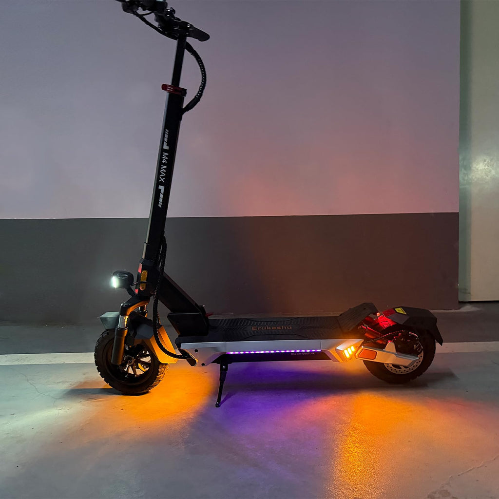 Electric Scooter 1600/4000/6000W Motor 50 Miles Range 10" Off Road Tire Folding E-Scooter with Detachable Seat O248