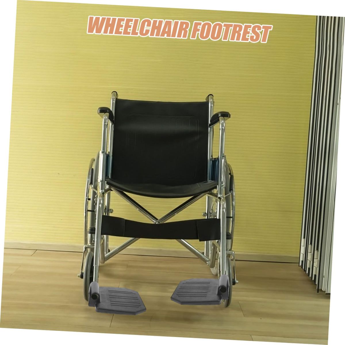 Adjustable Universal Wheelchair Footrest Pedals Heavy Duty Leg Rest Q35012