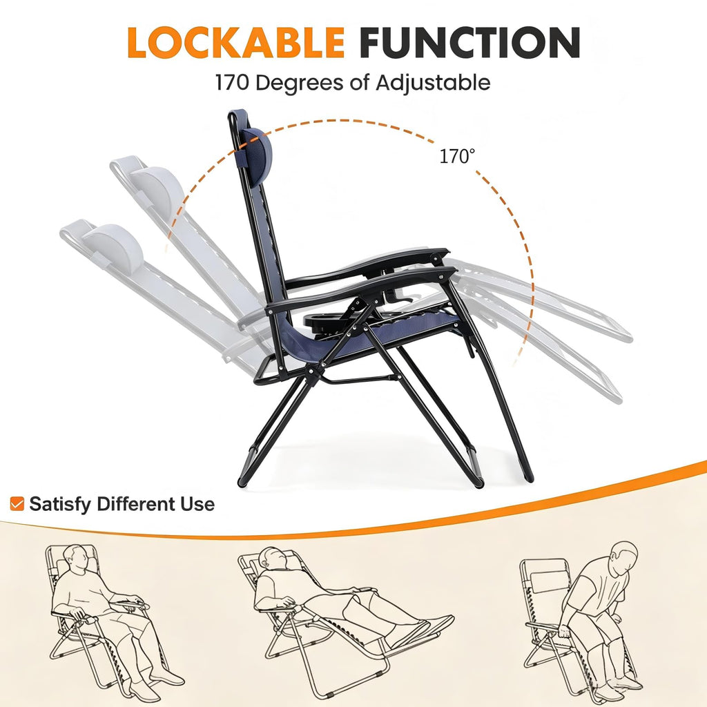 Zero Gravity Chairs Set of 2 H52636