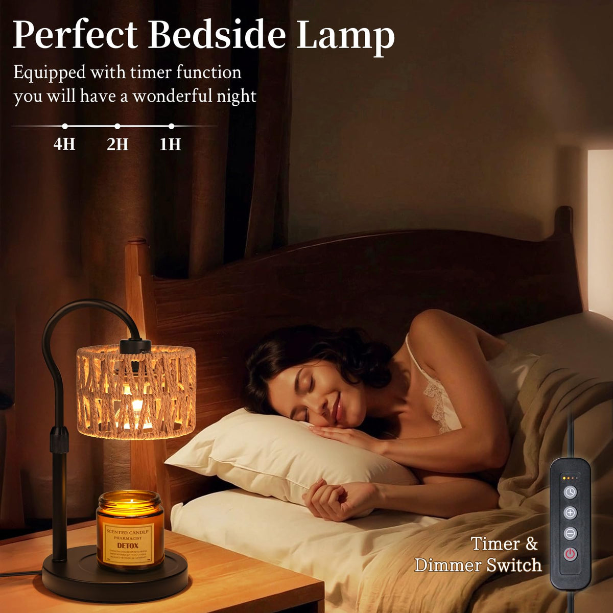 Adjustable Candle Warmer Lamp with 2 Bulbs X22941