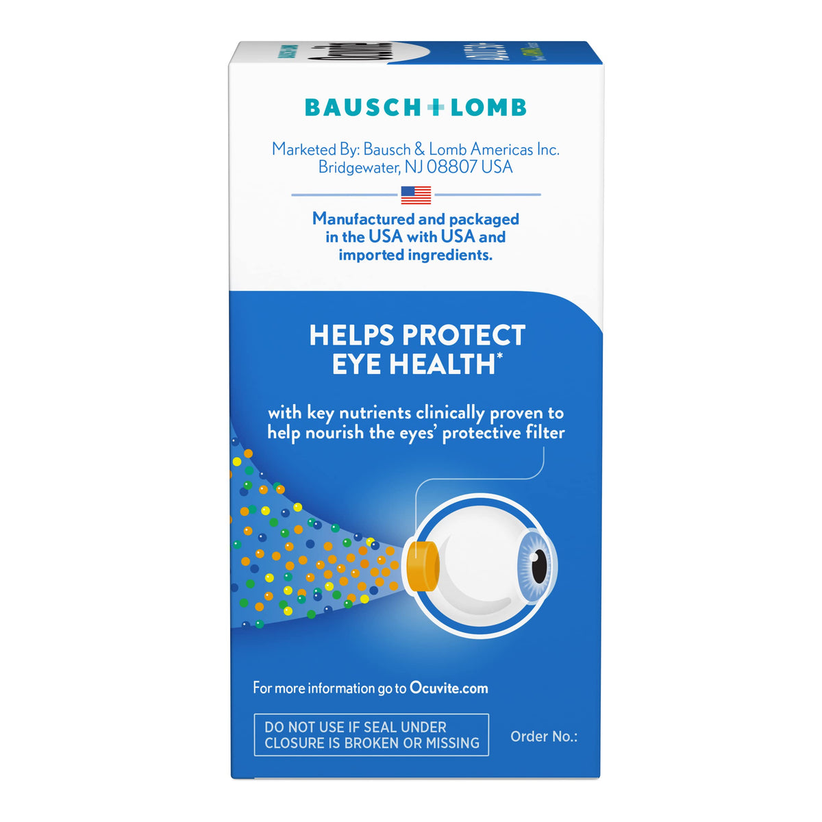 Eye Vitamin & Mineral Supplement with Omega-3, Zinc, Lutein & Zeaxanthin, 50 Softgels G245