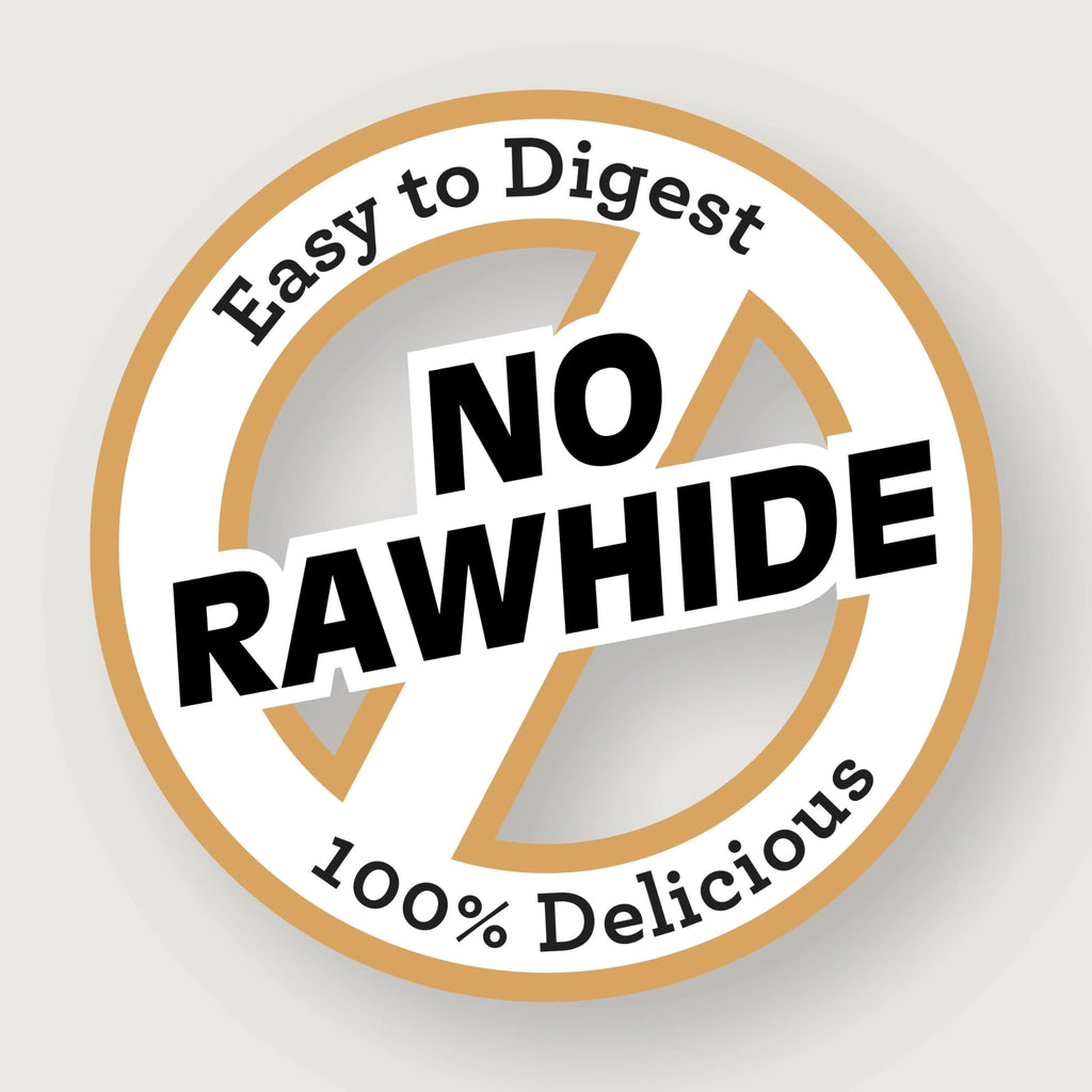 Peanut Butter Pork Flavor Rawhide-Free Dog Chews 6 Twistz G713450