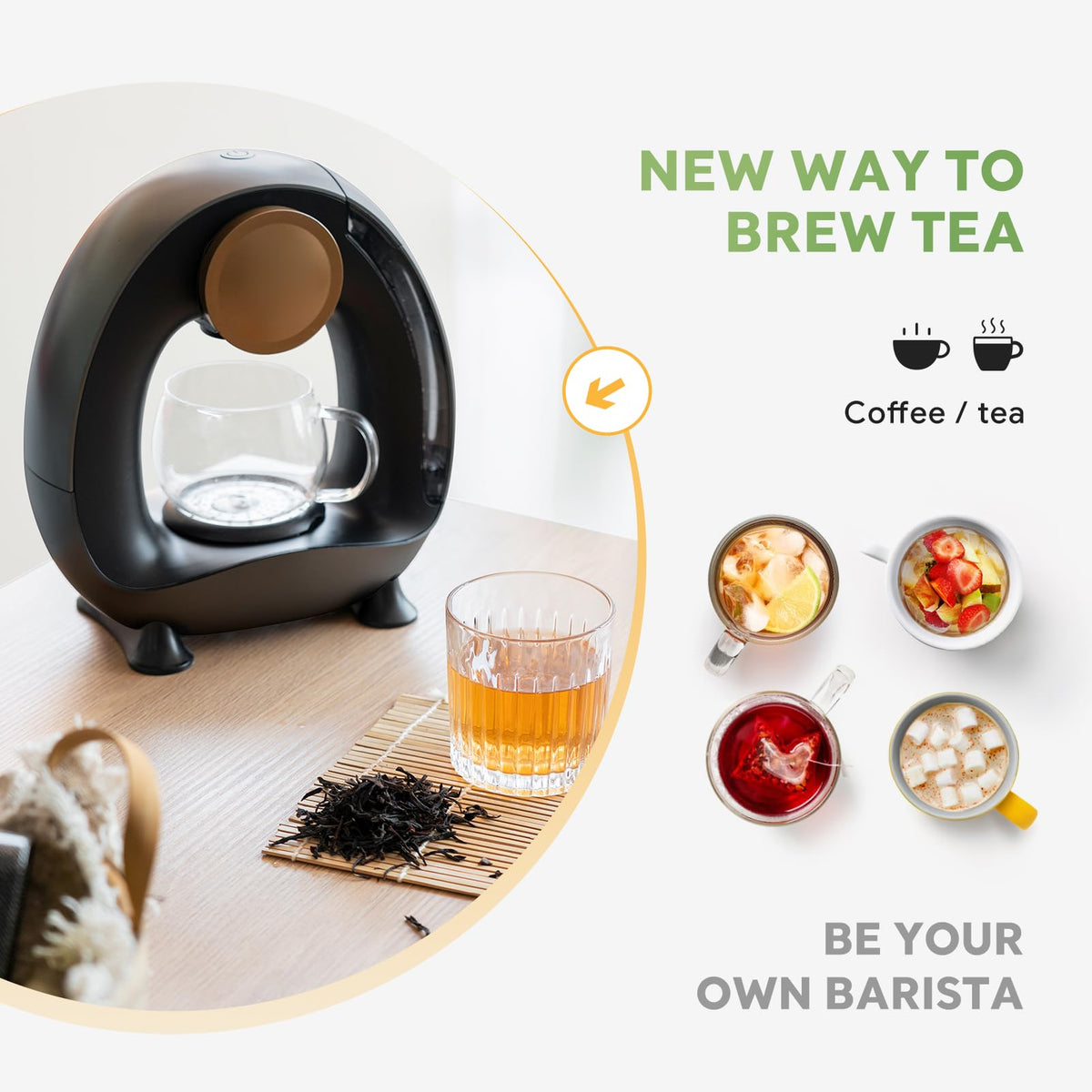 Single Serve Coffee Maker Black P354277