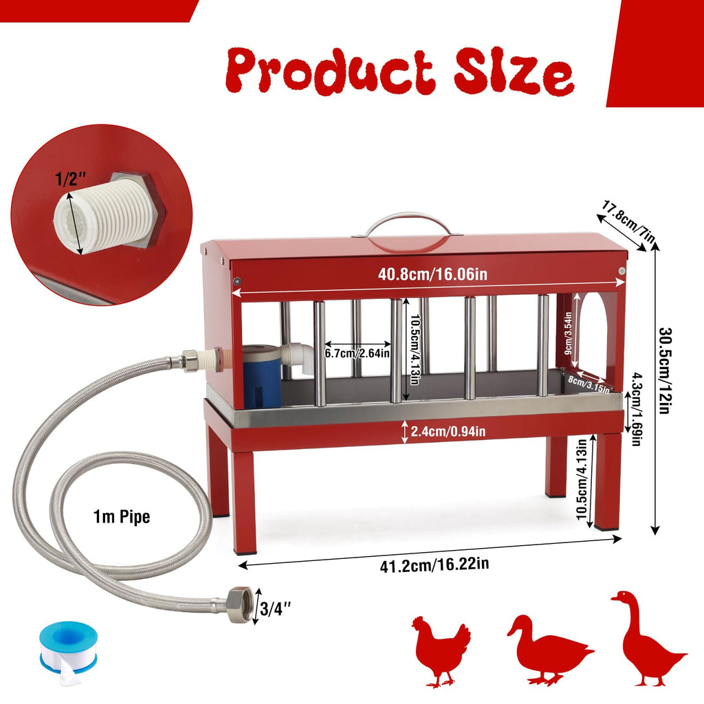 Stainless Steel Automatic Chicken Waterer S9287
