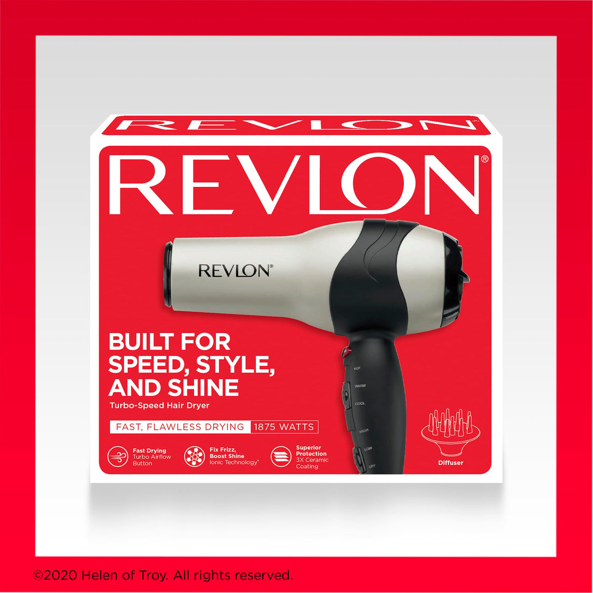 1875 Watts Fast Dry Hair Dryer F7946