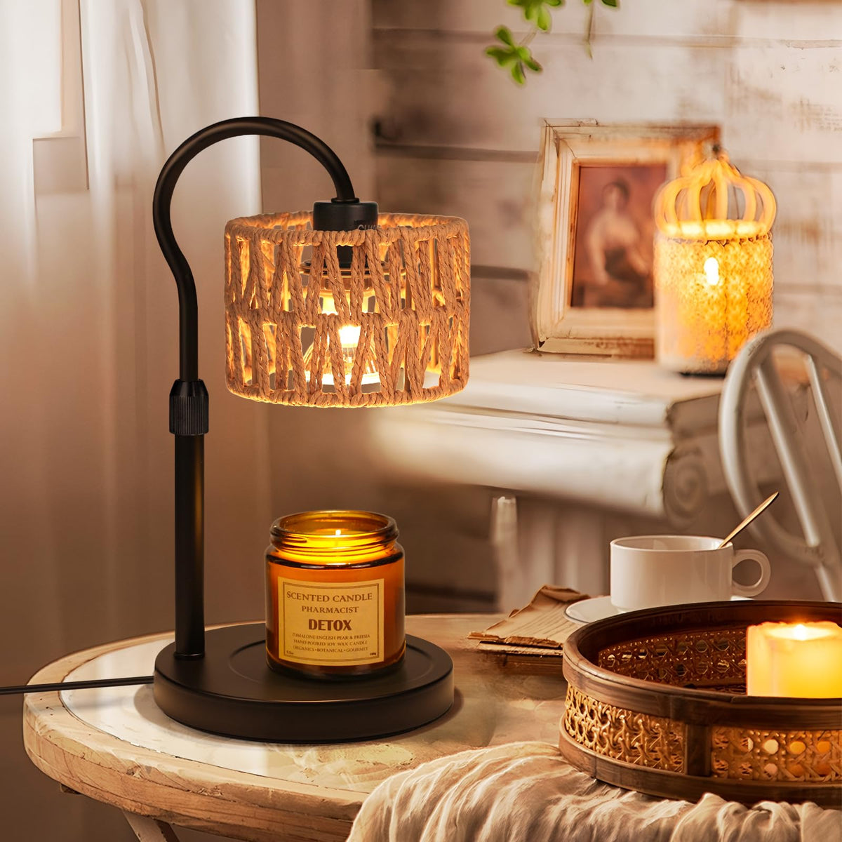 Adjustable Candle Warmer Lamp with 2 Bulbs X22941