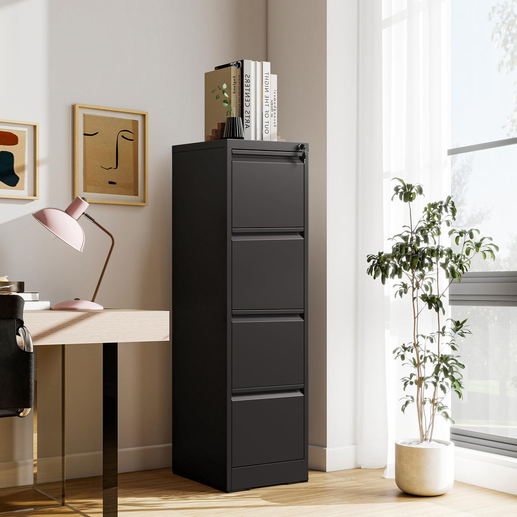 4 Drawer File Cabinet with Lock D76964