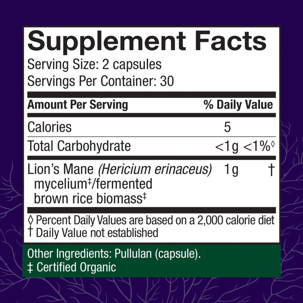 Lion's Mane 60 Capsules G79331