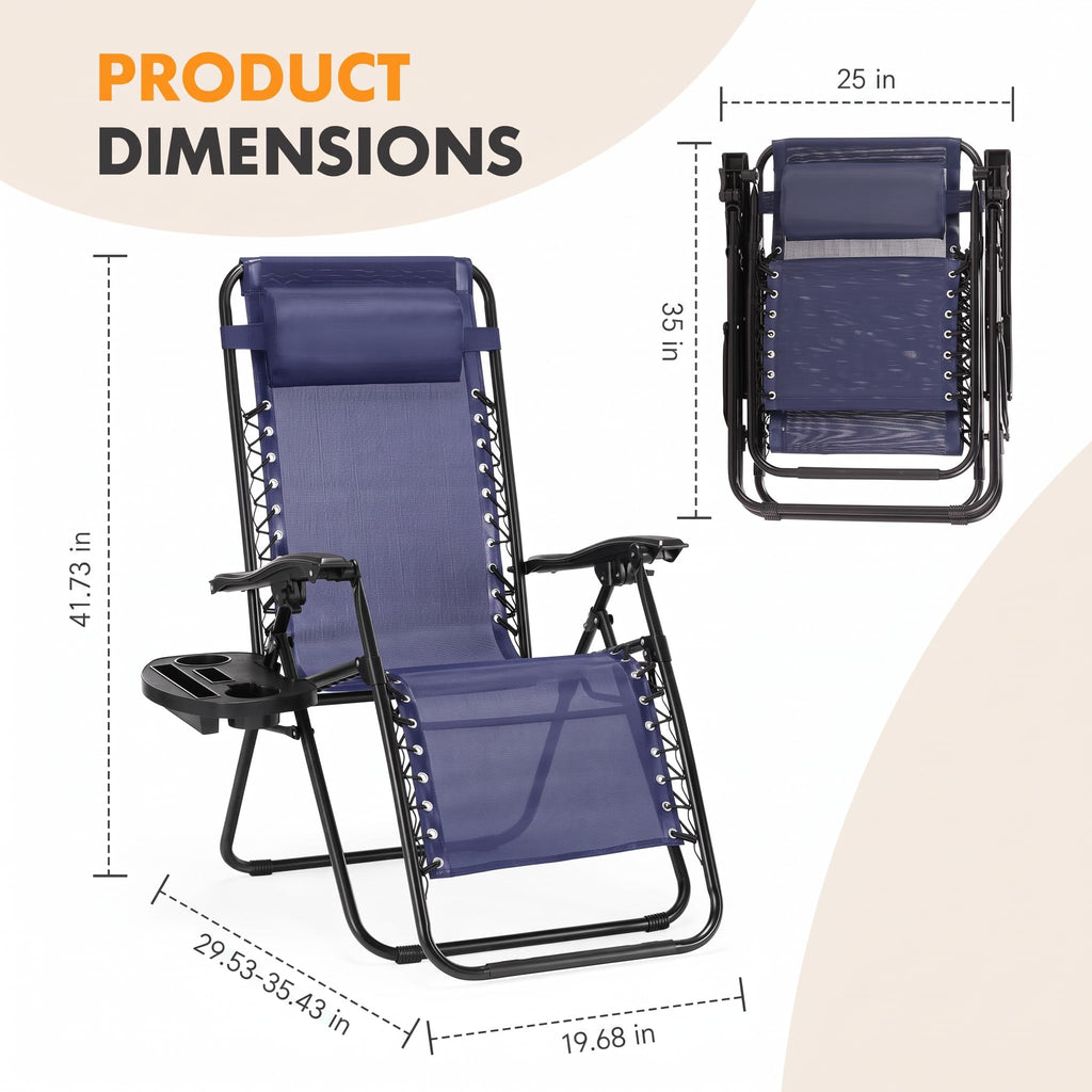 Zero Gravity Chairs Set of 2 H52636