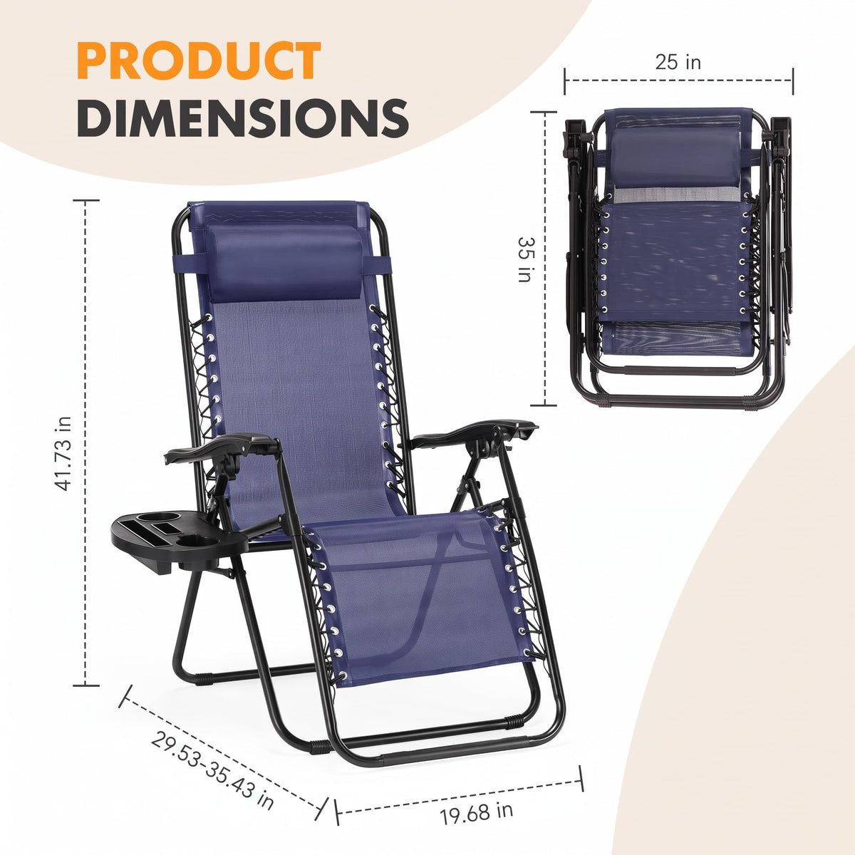Zero Gravity Chairs Set of 2 H52636