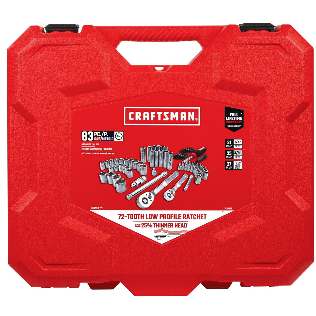 83 Piece Mechanics Tool and Socket Set E22245