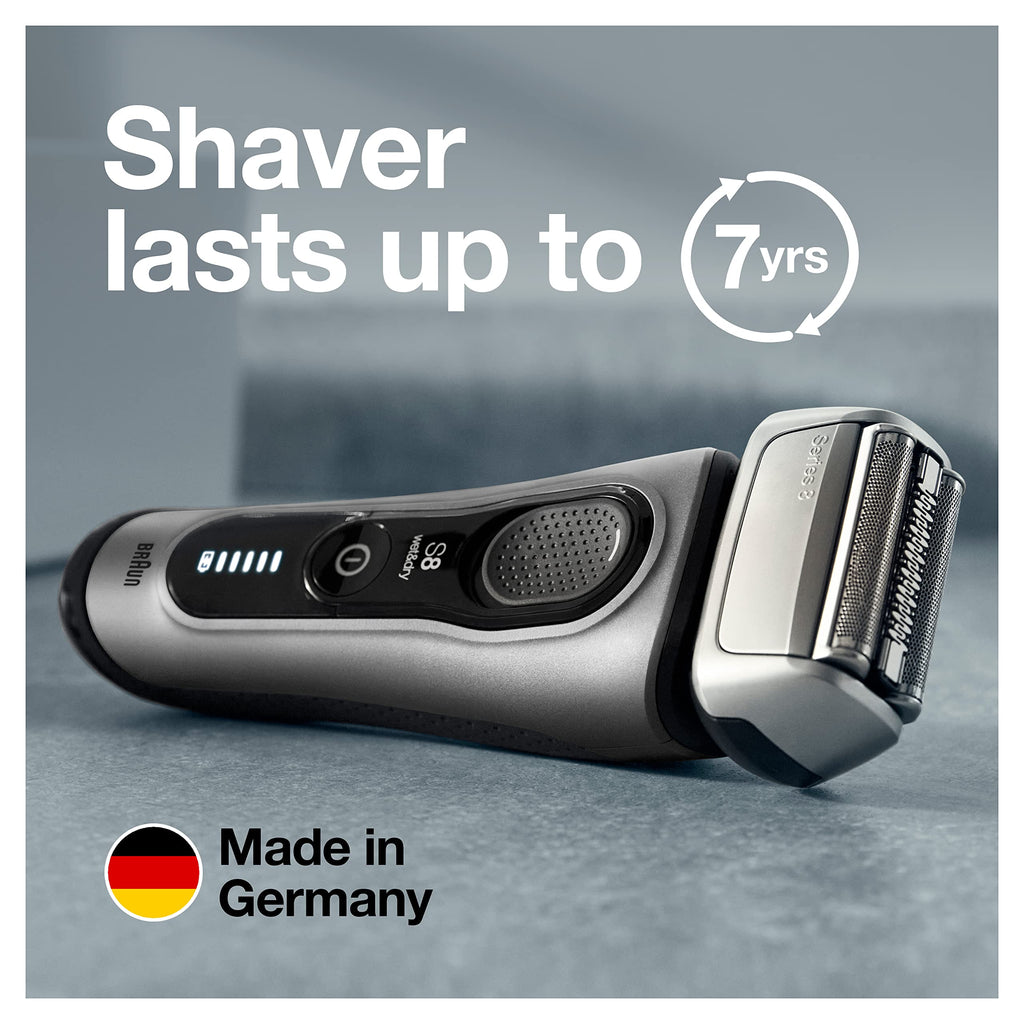 Electric Foil Shaver with Precision Beard Trimmer S438