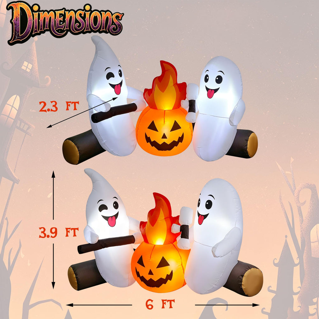 6FT Halloween Inflatable Ghost I714795