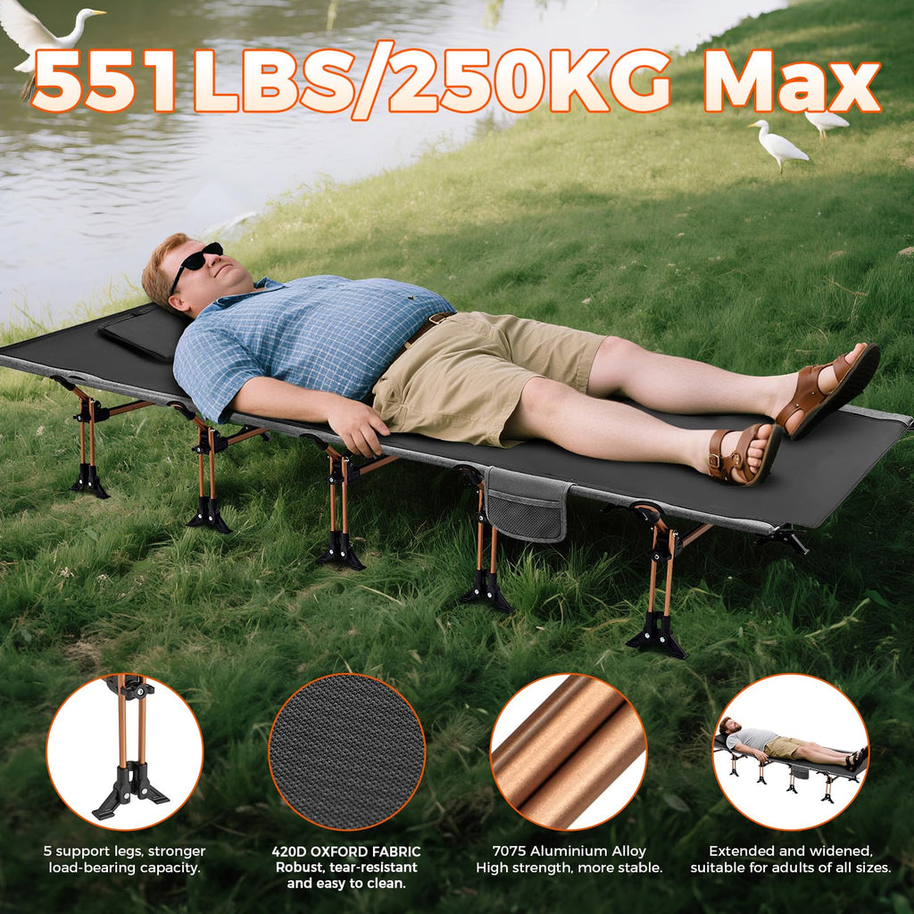 Lightweight Camping Cot J3055