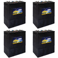 6V 390Ah Deep Cycle Flooded Lead Acid Battery Pack of 4 D884999