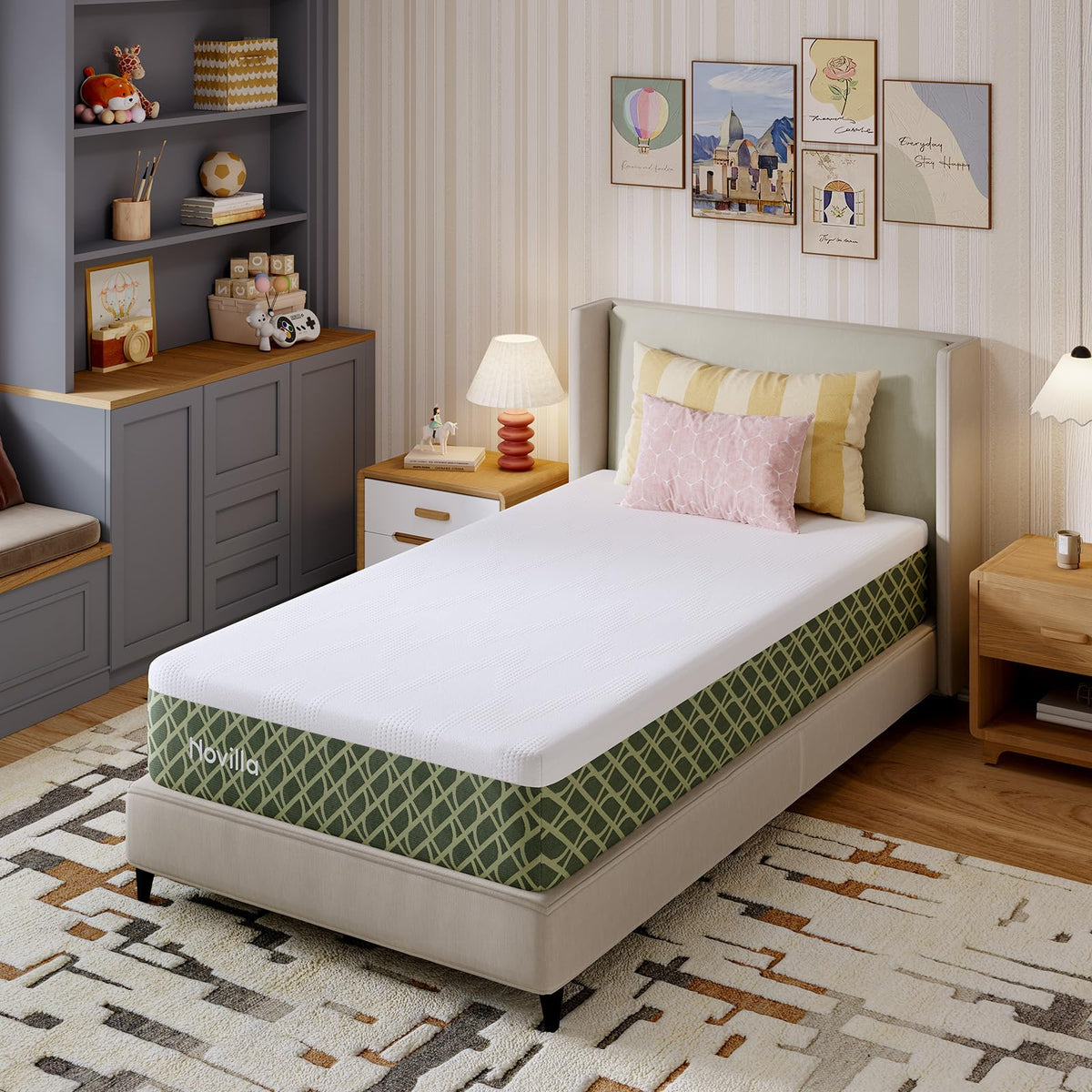 5 Inch Gel Memory Foam Twin Size Mattress K3452