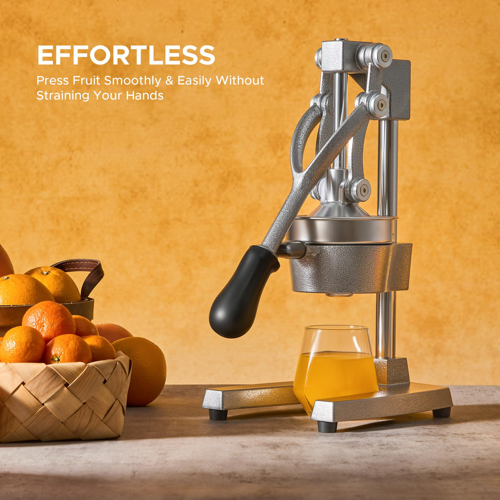 Cast Iron Manual Citrus Juicer with Strainer A4381
