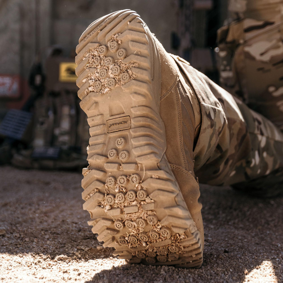 Suede Leather Tactical Work Boots X477