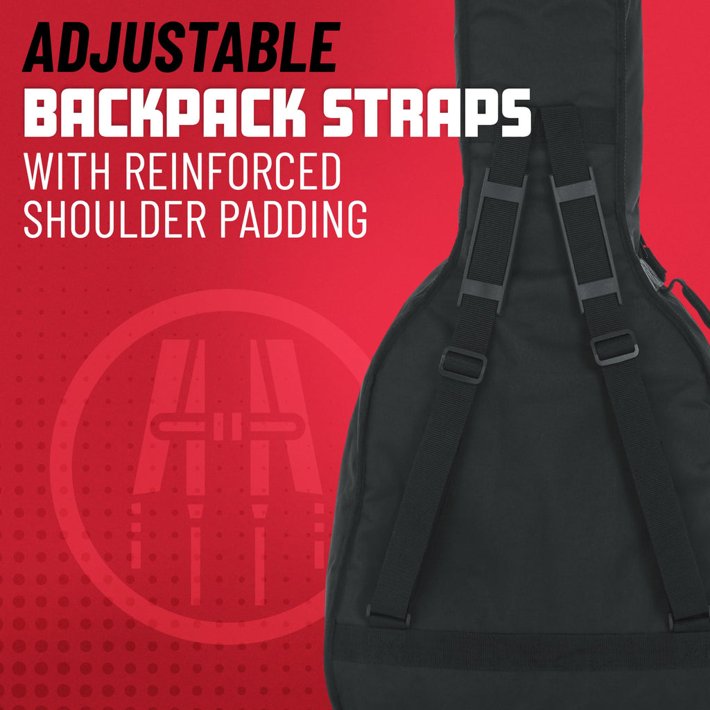 Foam Padded Acoustic Bass Guitar Gig Bag M15283