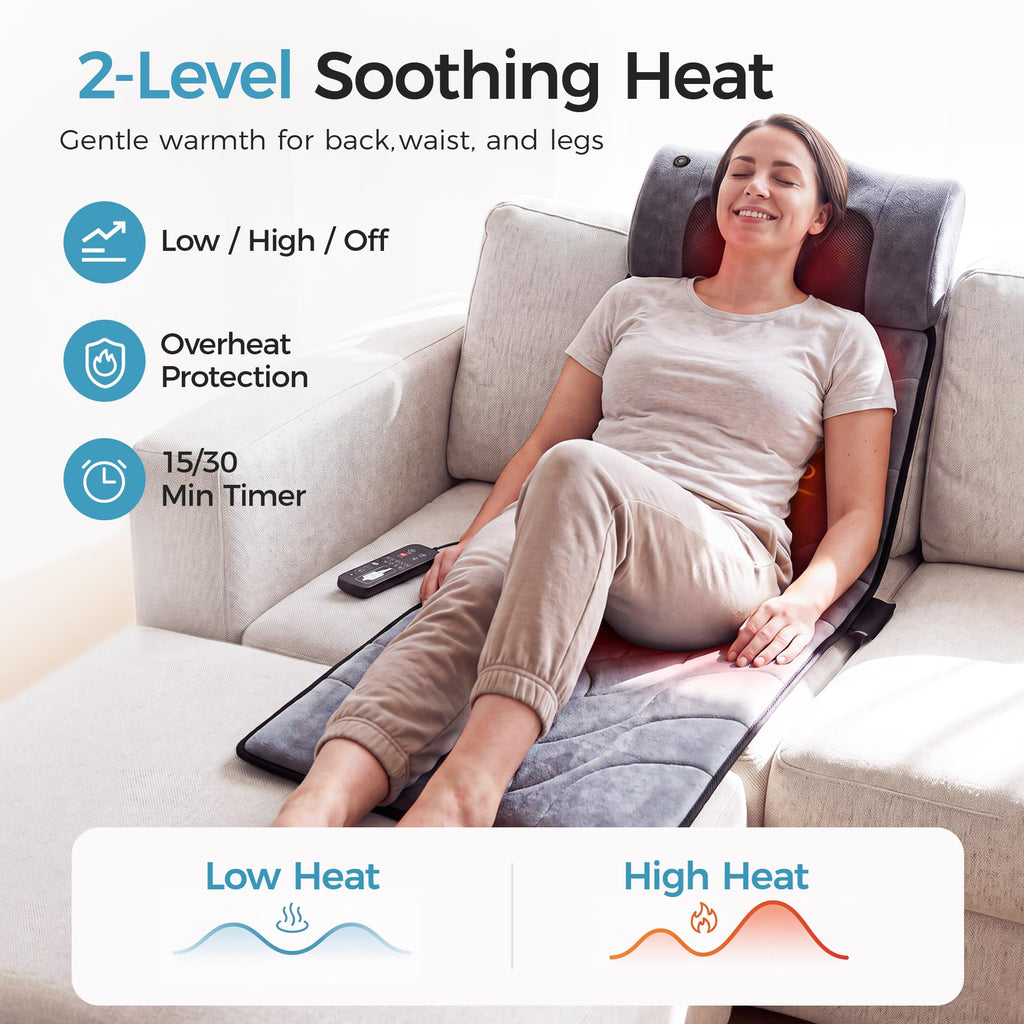 Full Body Massage Mat and Neck Massage Pillow F4260