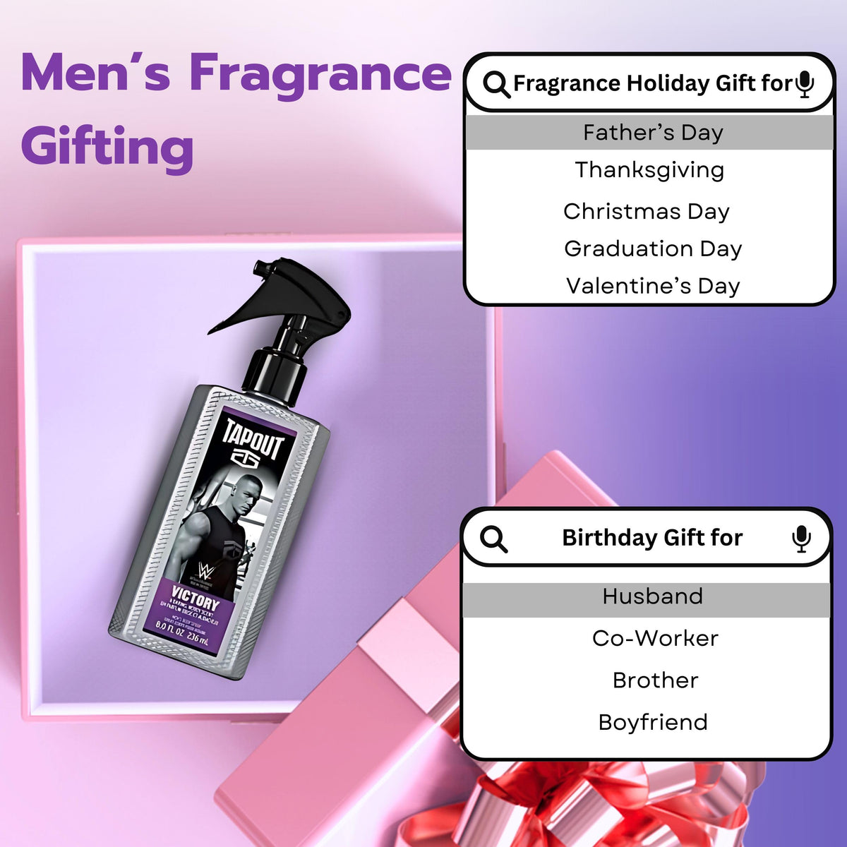 Body Spray Perfume for Men 8 Ounces G97870