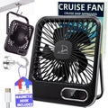 Portable USB Rechargeable Fan with Magnetic Hook E1358