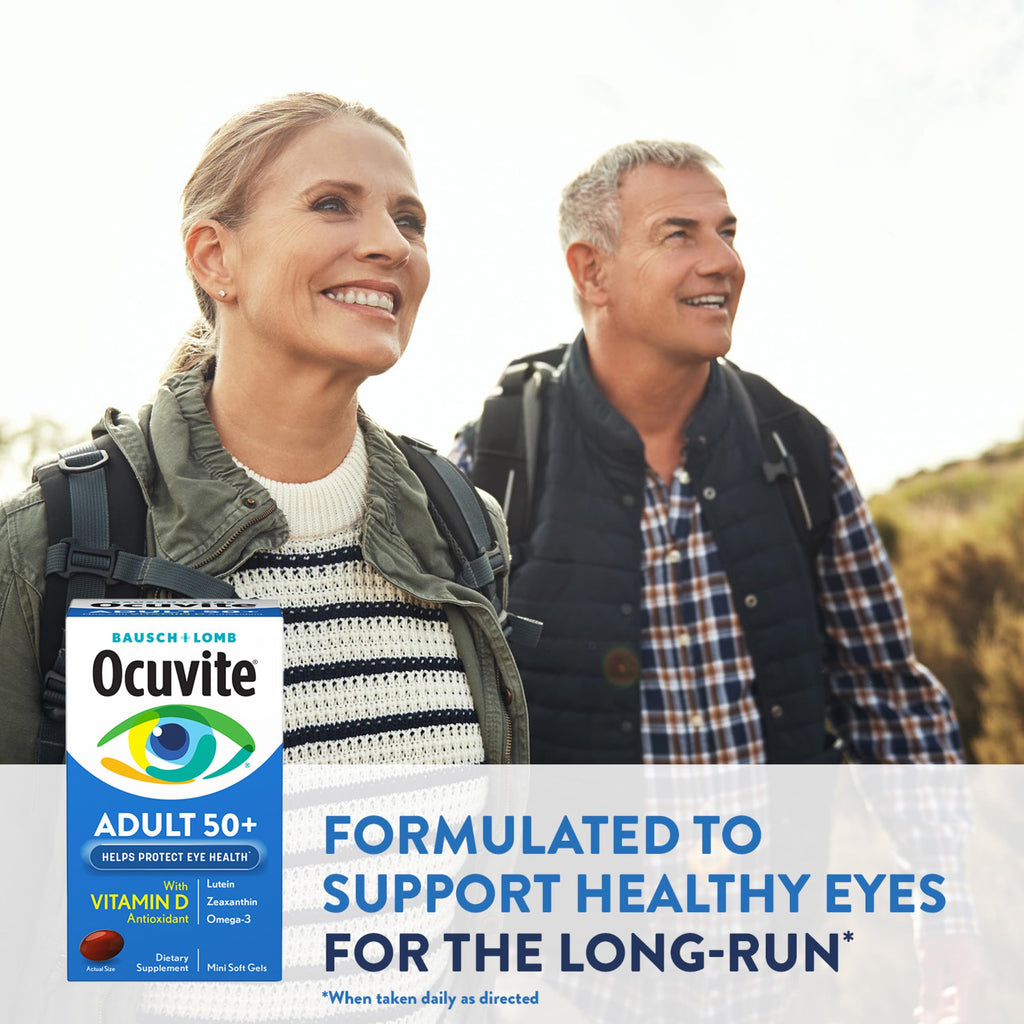 Eye Vitamin & Mineral Supplement with Omega-3, Zinc, Lutein & Zeaxanthin, 50 Softgels G245