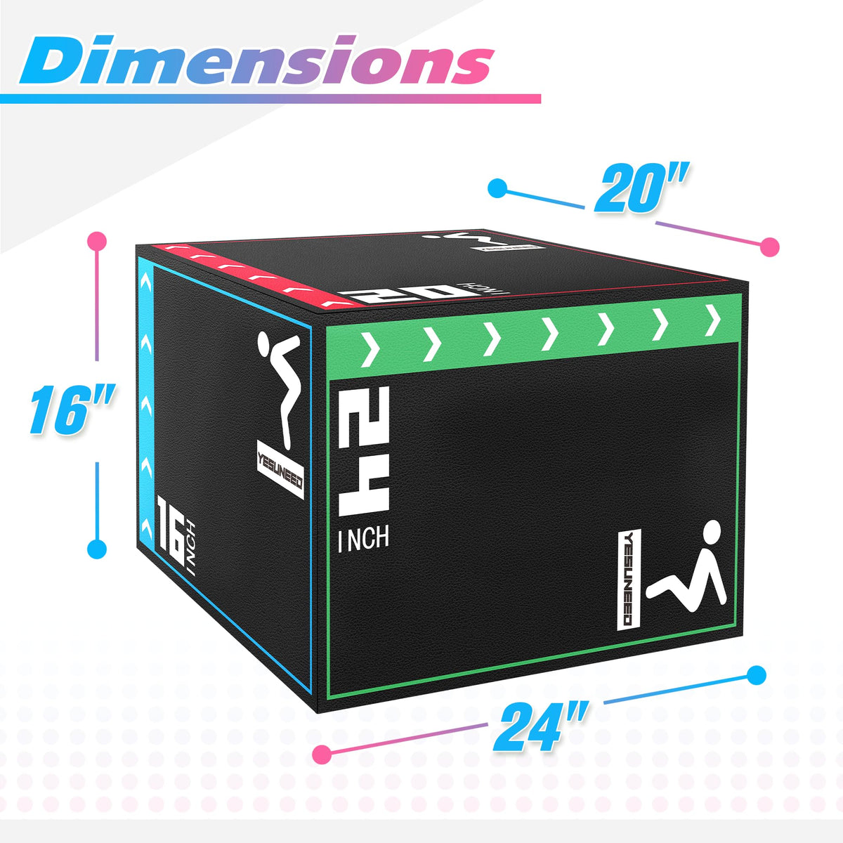 3 in 1 High Density Foam Plyo Box I881