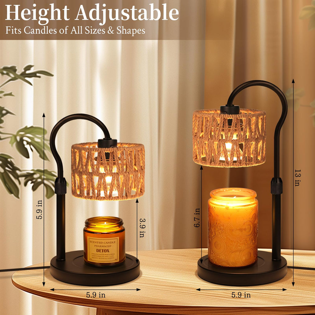 Adjustable Candle Warmer Lamp with 2 Bulbs X22941