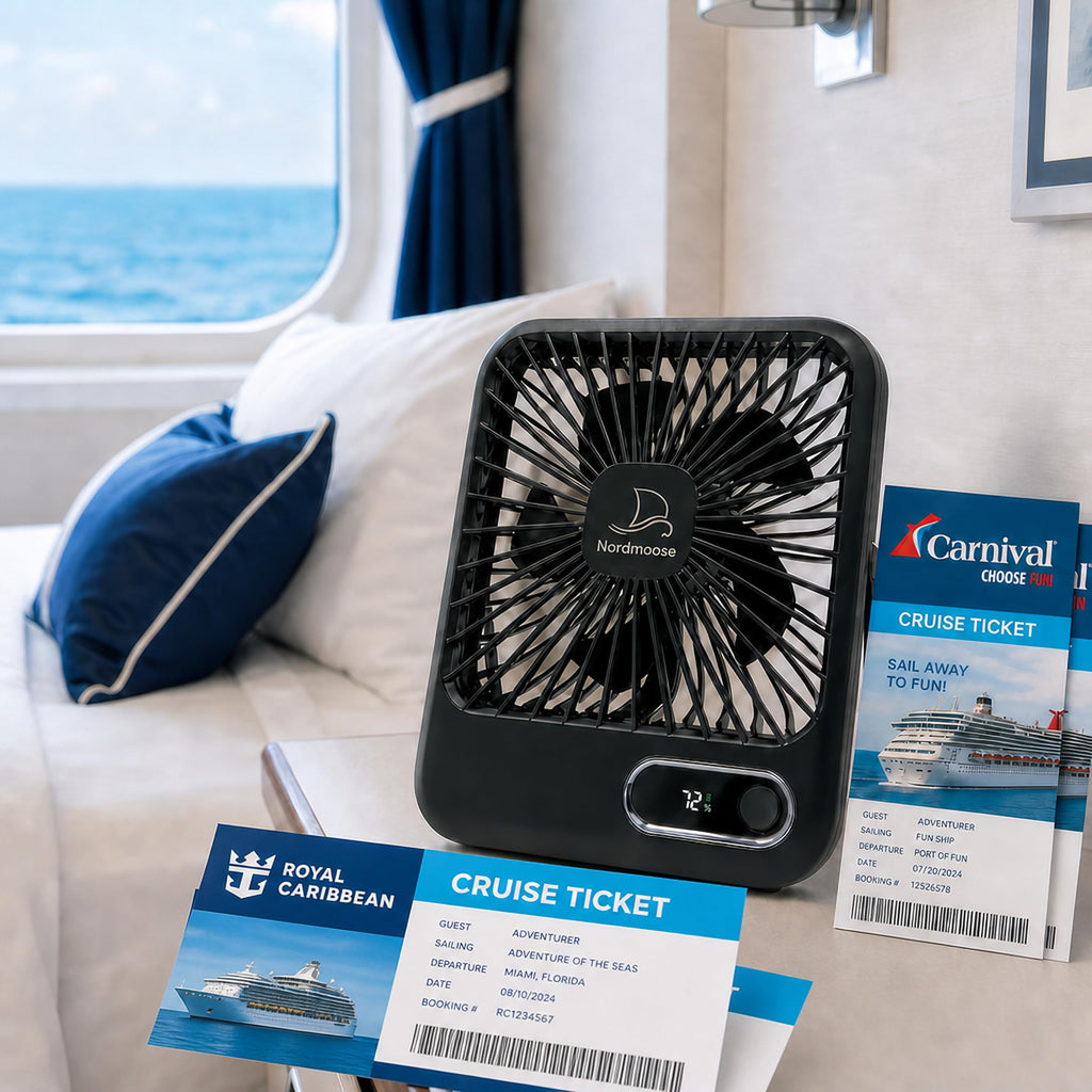 Portable USB Rechargeable Fan with Magnetic Hook E1358