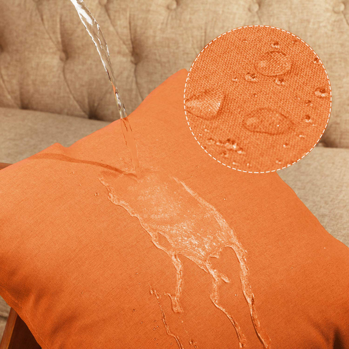 4 Pack Outdoor Throw Pillow Covers 18x18 N352029