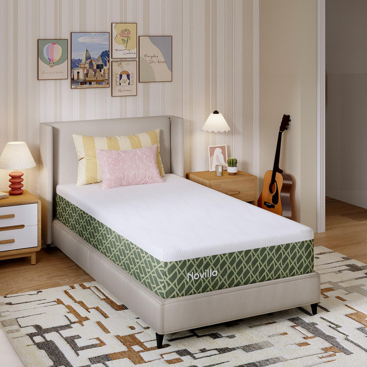 5 Inch Gel Memory Foam Twin Size Mattress K3452