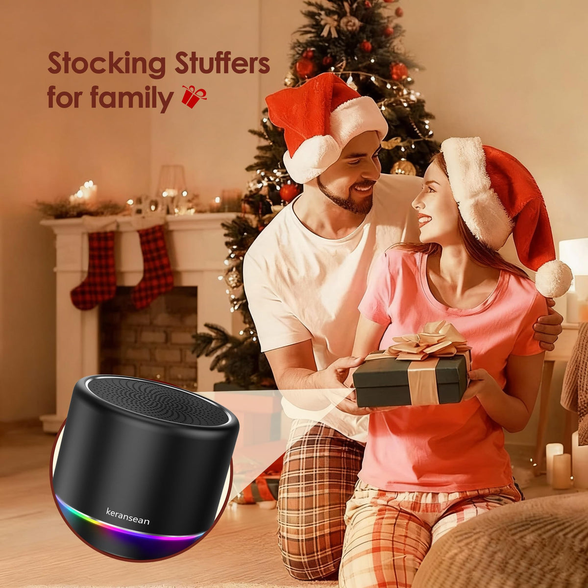 Portable Bluetooth Speaker with Noise Reduction Mic, Black T337670