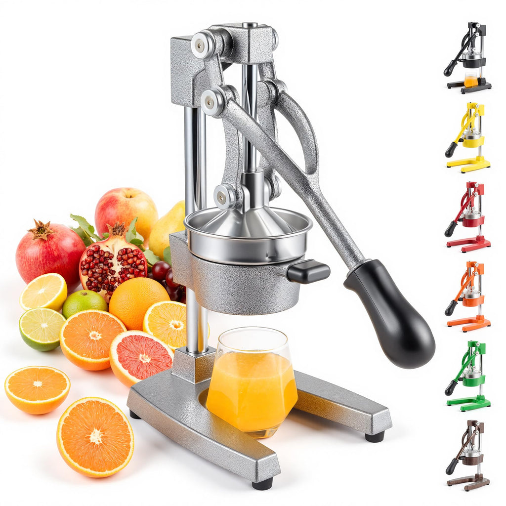 Cast Iron Manual Citrus Juicer with Strainer A4381