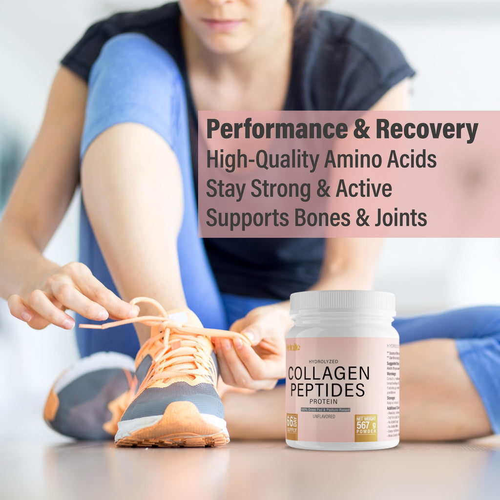 Hydrolyzed Collagen Peptides Powder 20 Oz Unflavored T6705