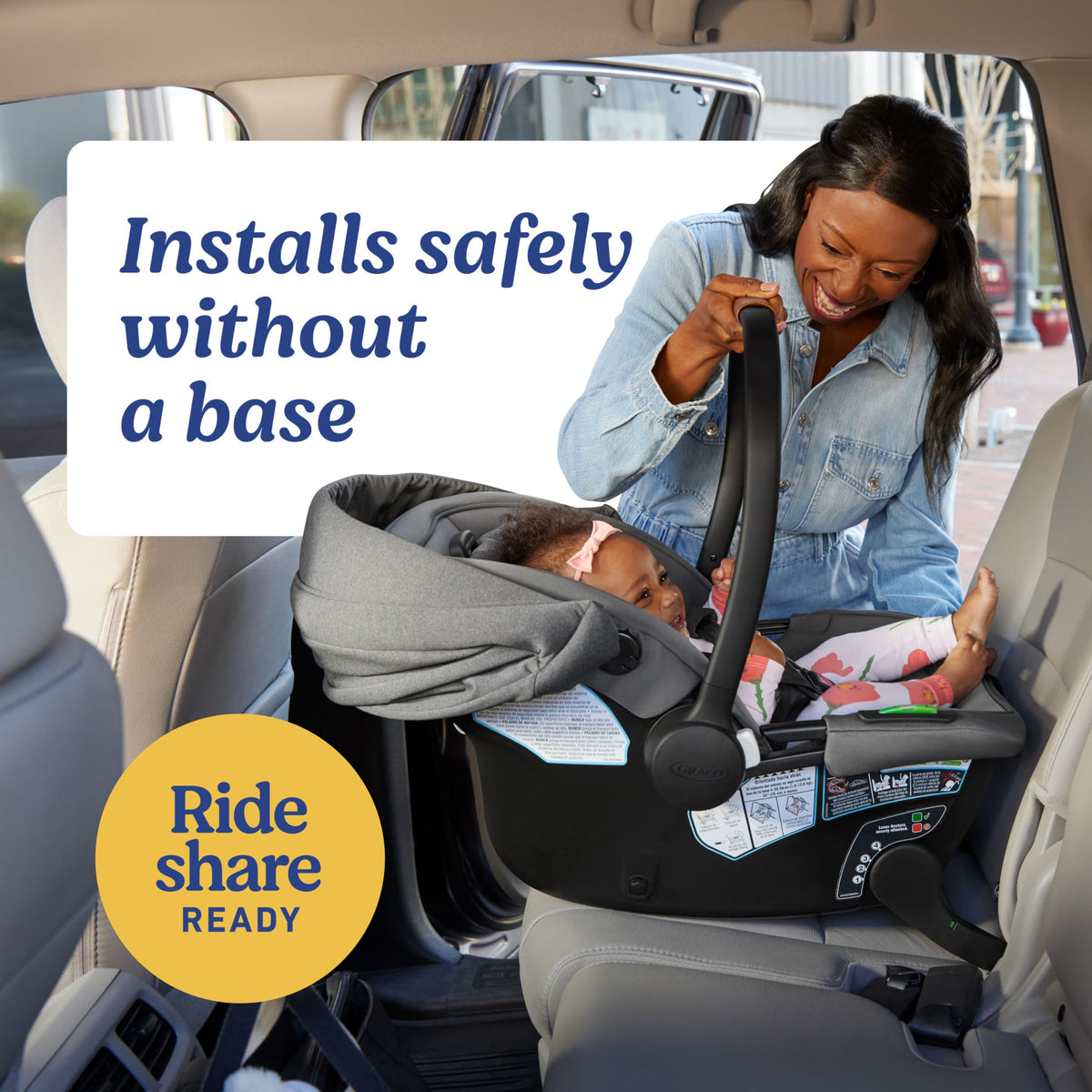 Infant Car Seat, Lightweight, Reclining Rear Facing R768250