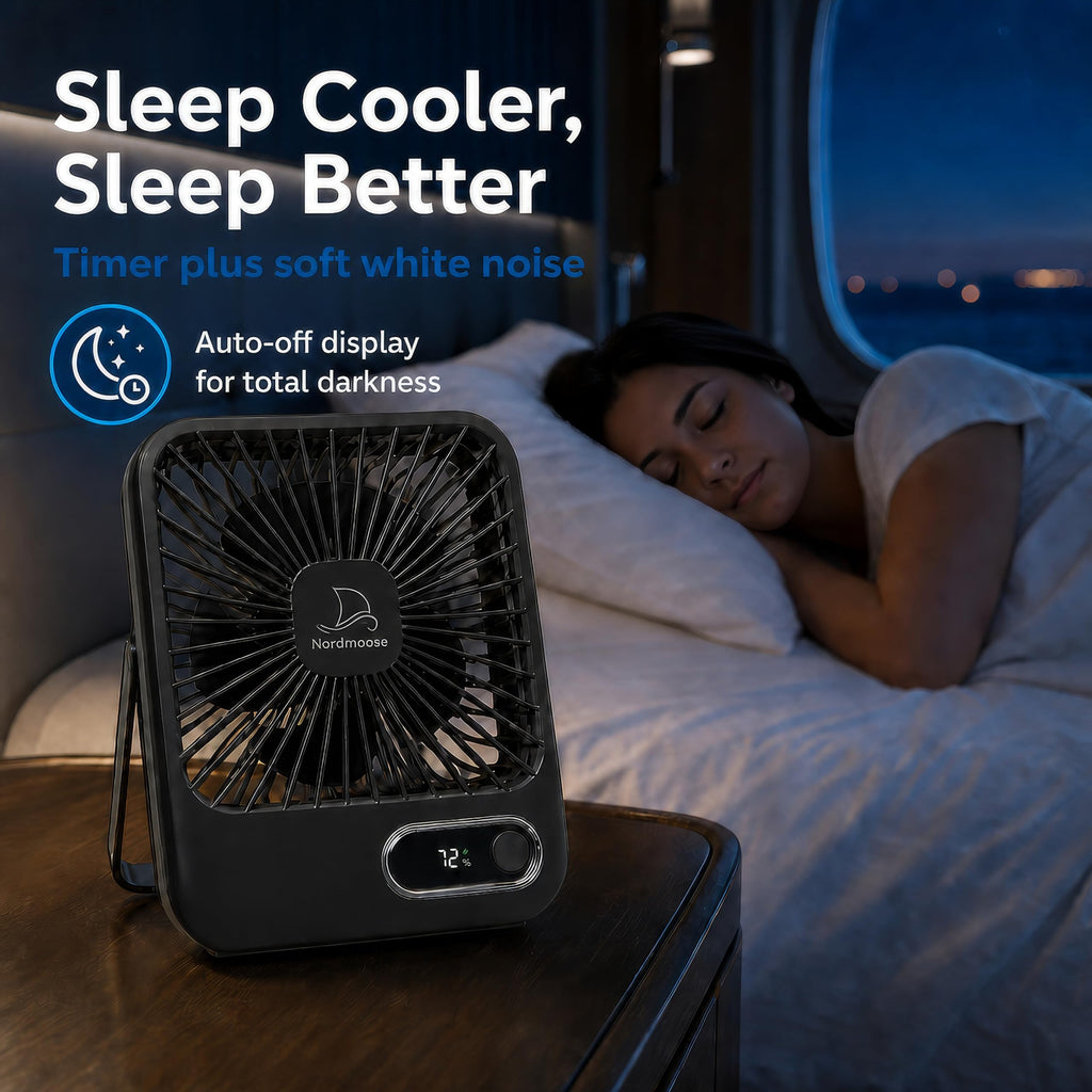 Portable USB Rechargeable Fan with Magnetic Hook E1358