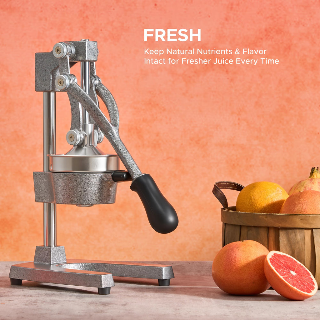 Cast Iron Manual Citrus Juicer with Strainer A4381