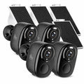 5GHz/2.4G Wireless Outdoor Security Cameras with Solar Panels F940