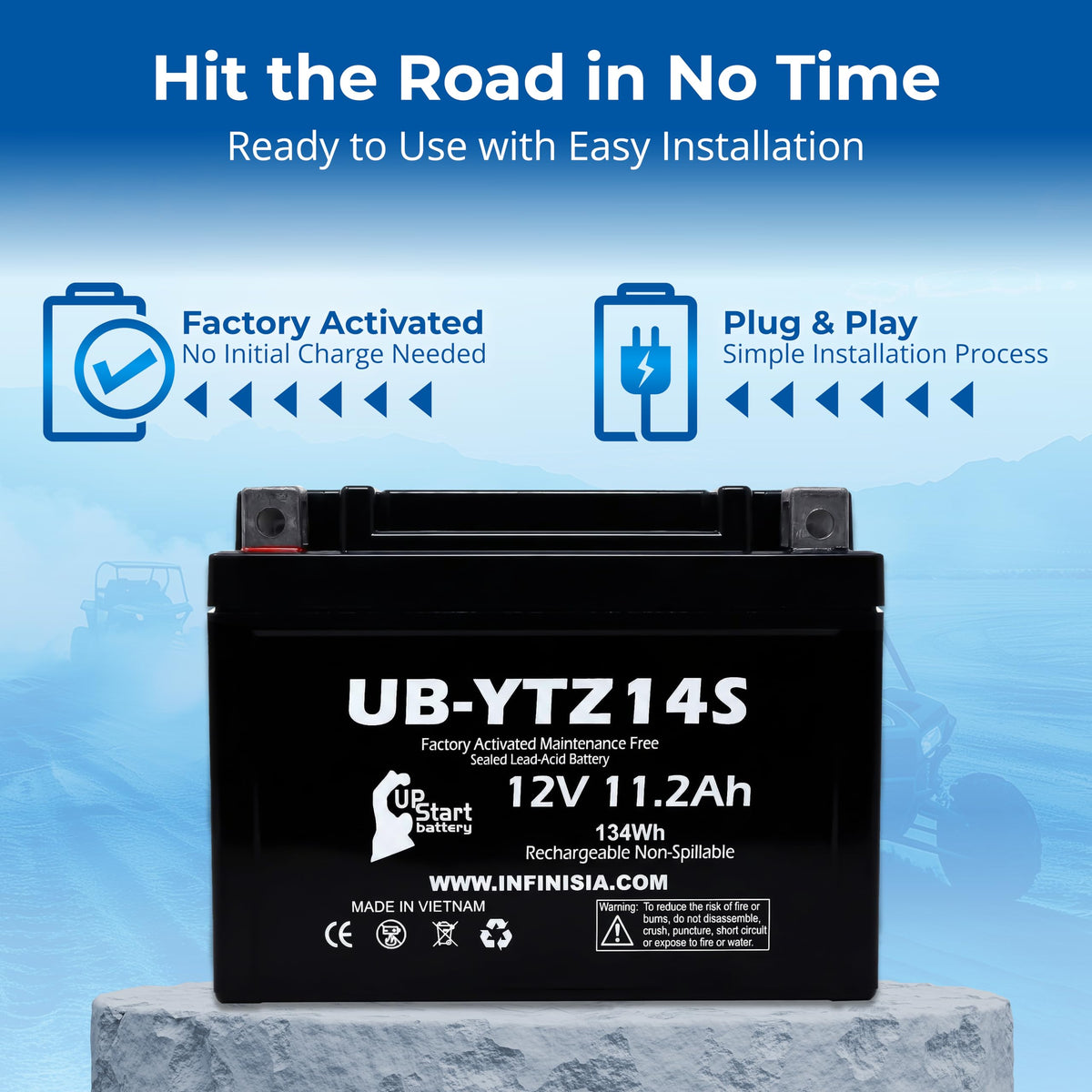 12V 11.2Ah Battery I839