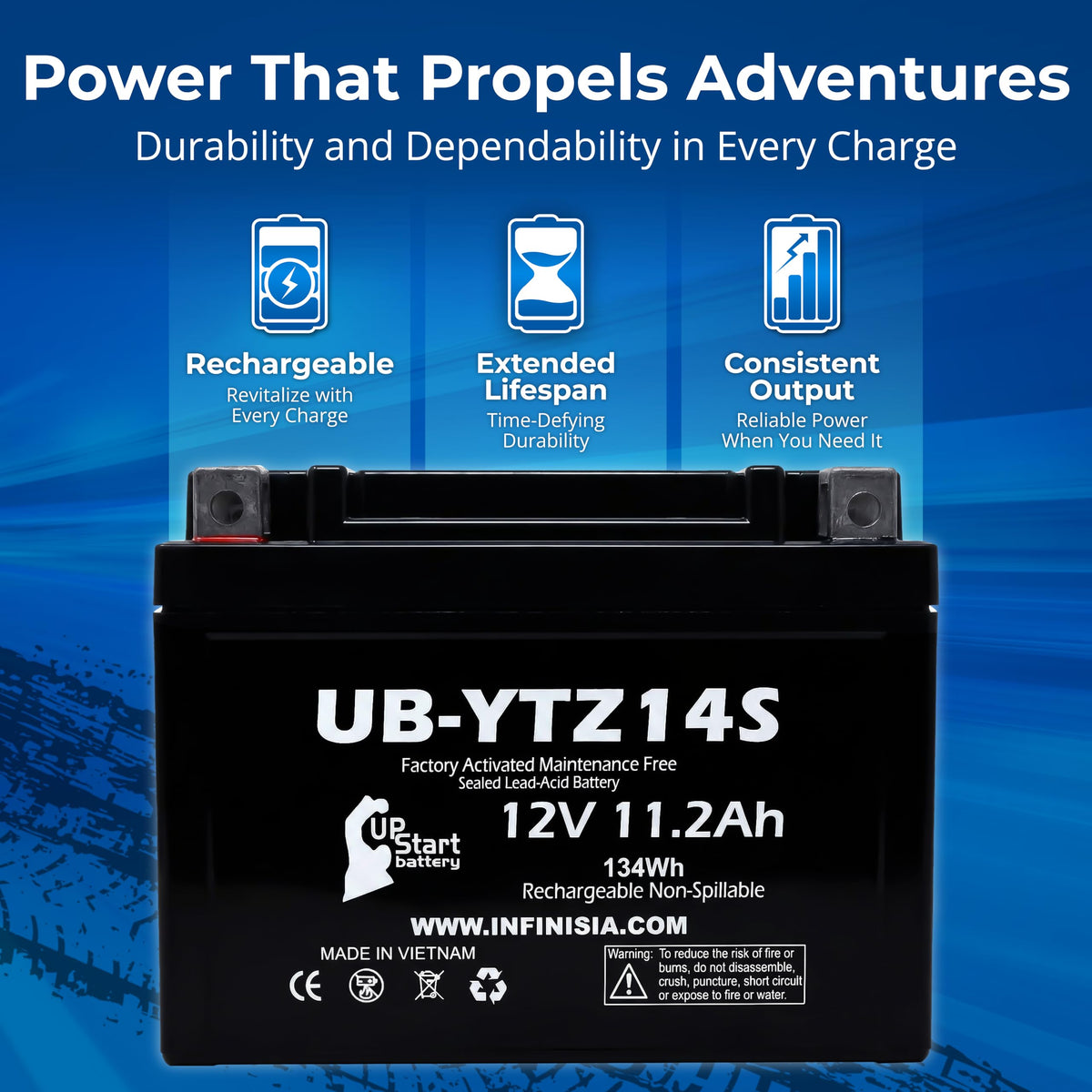 12V 11.2Ah Battery I839