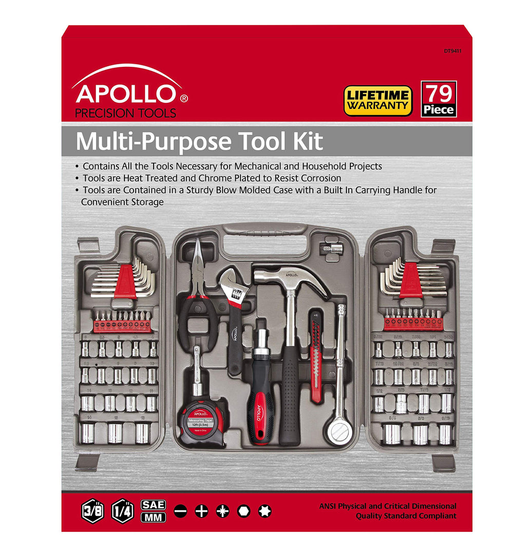 79 Piece SAE and Metric Tool Set R1559