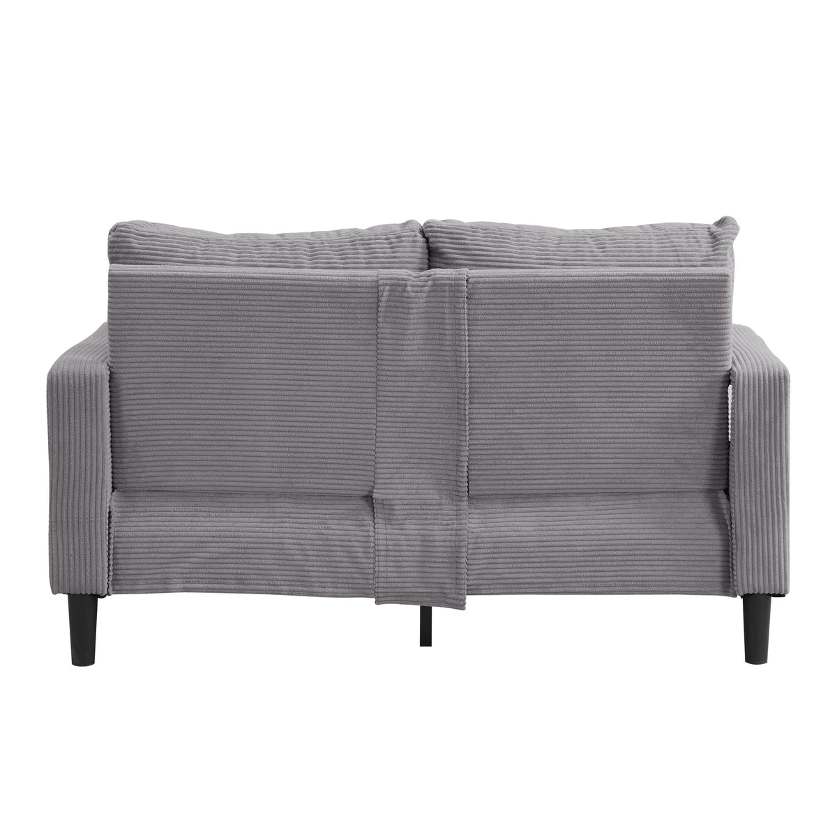 Light Gray Upholstered Loveseat Sofa X680