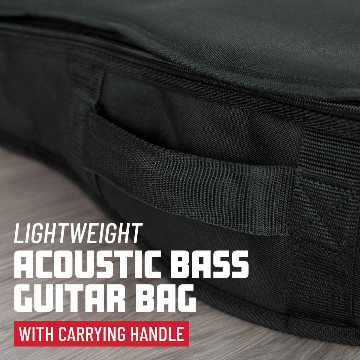Foam Padded Acoustic Bass Guitar Gig Bag M15283